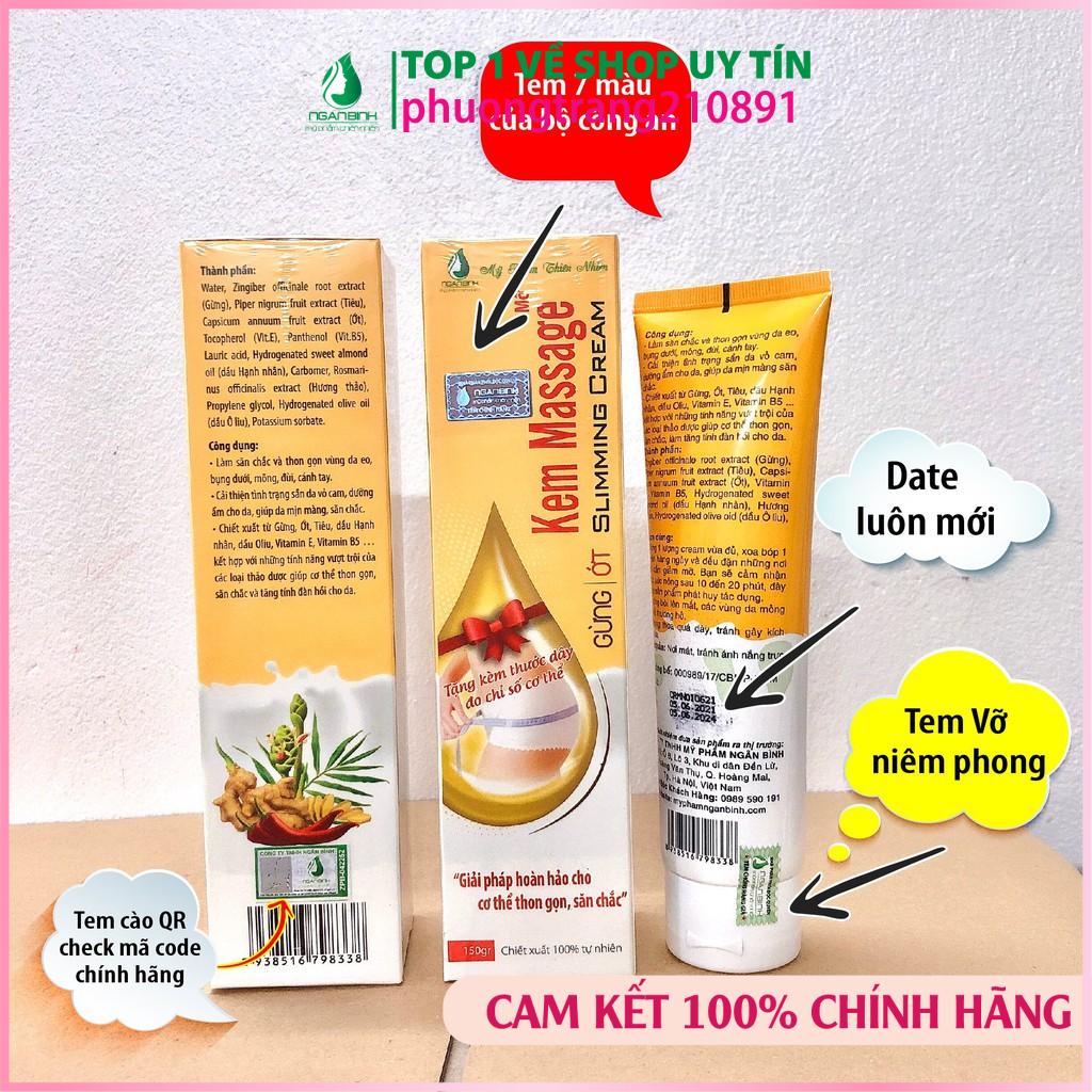 Kem tan mỡ bụng Ngân Bình CHÍNH HÃNG làm giảm mỡ bụng sau sinh, mỡ đùi, bắp tay, mỡ thừa trên c