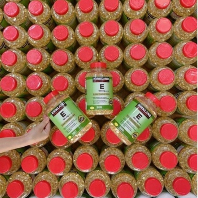Viên Uống Vitamin E 400 IU 500 Viên Kirkland Của Mỹ 500 Viên