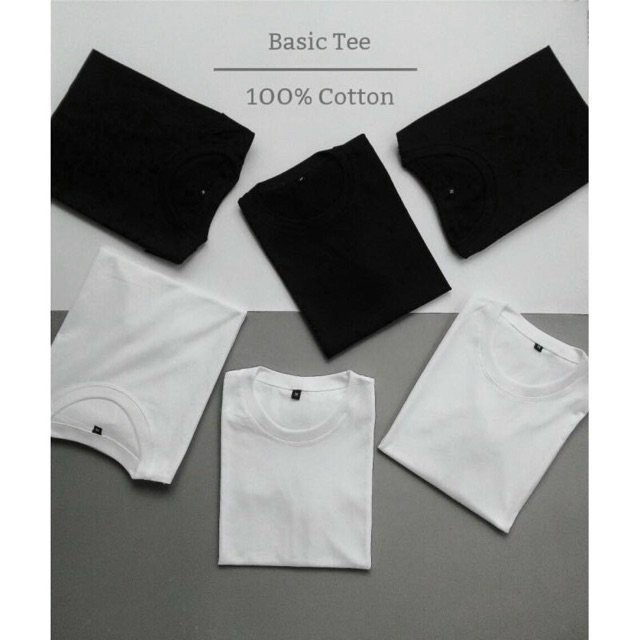 Áo Thun Trơn Basic Unisex Vải Cotton Thời Trang Cao Cấp Cho Nam Nữ