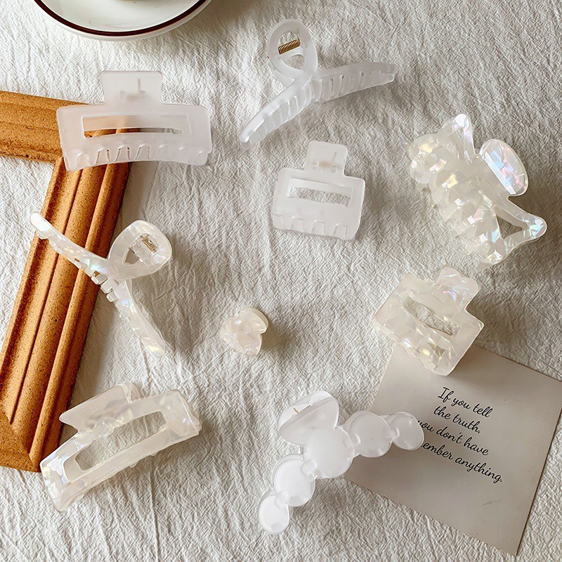 Kẹp Tóc Cỡ Lớn Kiểu Dáng Đơn Giản Ngọt Ngào Thời Trang