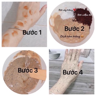 Tắm trắng cà phê .