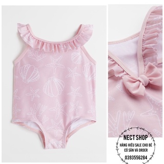 Bộ bơi bé gái hồng HM sale