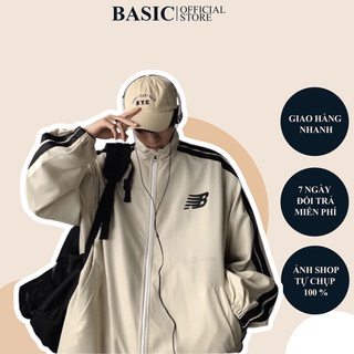 Áo khoác,áo gió Jackets tay sọc nam nữ mặc đều đẹp