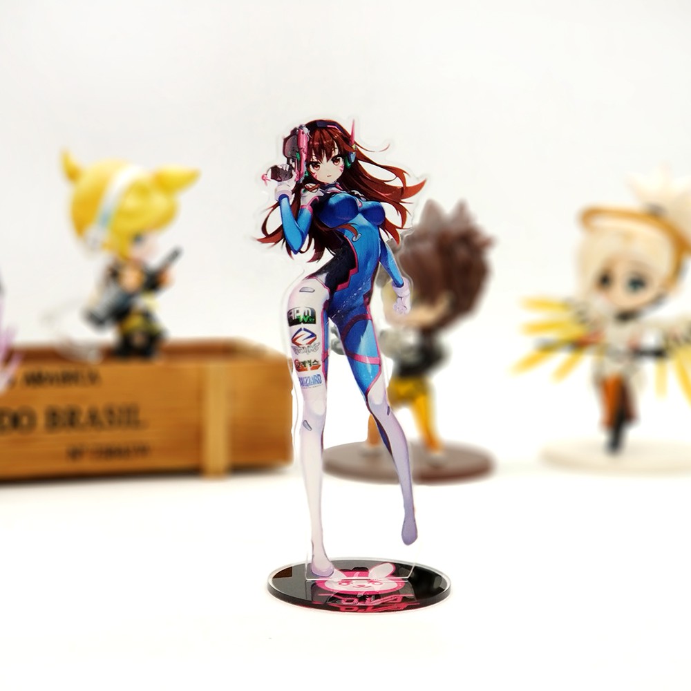 Overwatch OW Overwatch DVA D.Va Acrylic Stand Shaped Toy Model HOT FPS GAME