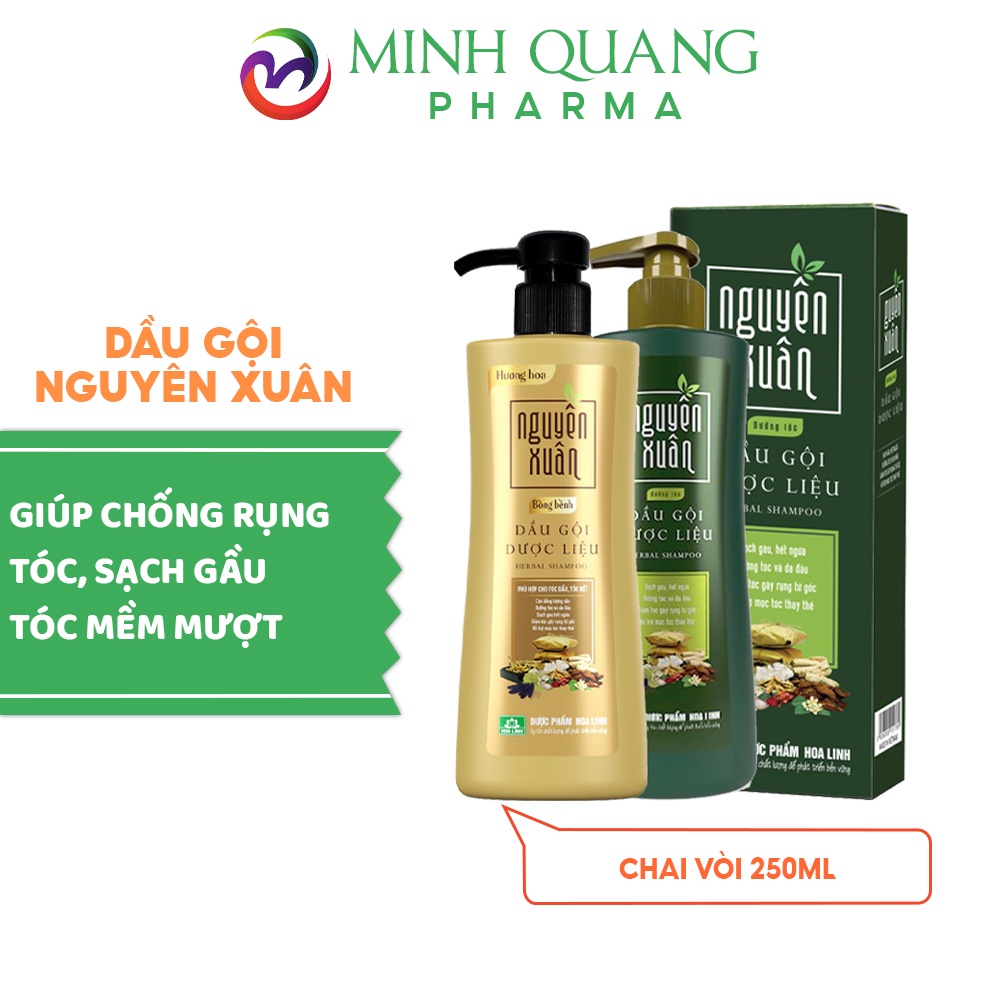 Dầu gội thảo dược NGUYÊN XUÂN sạch gầu hết ngứa cho tóc mềm và mượt chai 250ml