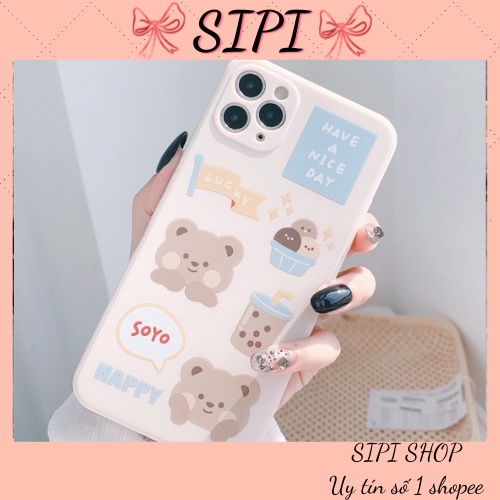 Ốp lưng iphone - Ốp iphone Gấu Soyo siêu hot