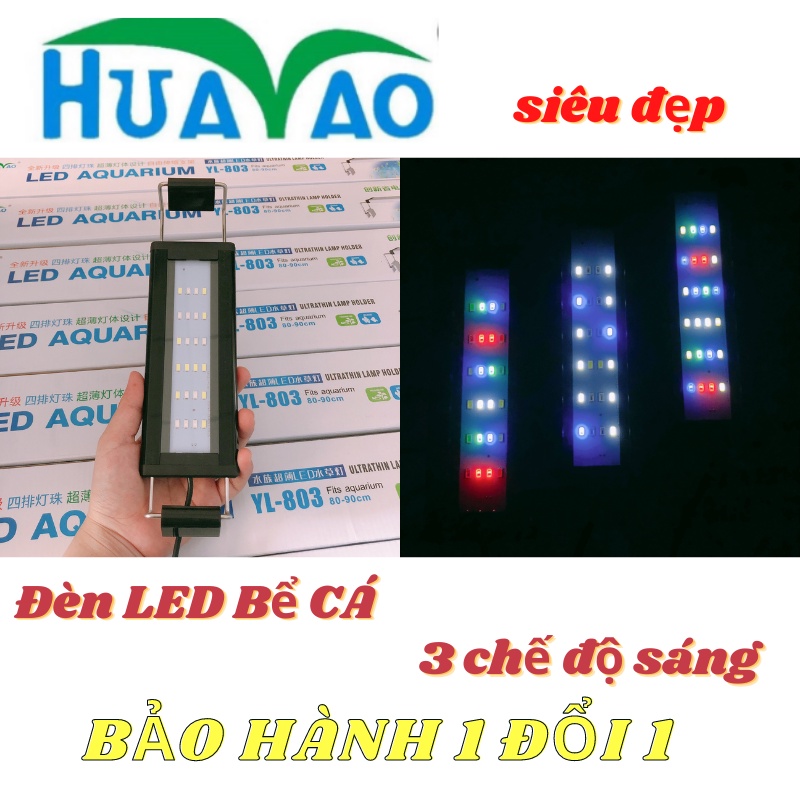 [Mã PET50K giảm Giảm 10% - Tối đa 50K đơn từ 250K] Đèn bể cá 3 CHẾ ĐỘ SÁNG dành cho hồ cá hồ thủy sinh