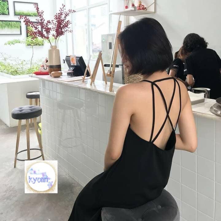 VÁY MAXI 2 DÂY ĐAN LƯNG HOT | BigBuy360 - bigbuy360.vn