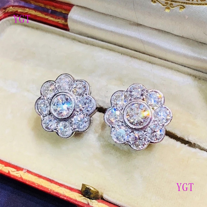 Khuyên tai nữ hình bông hoa thời trang