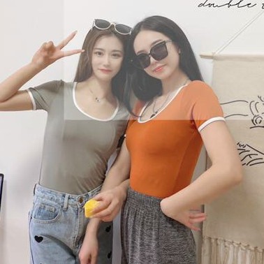 Áo phông, Áo phông nữ Style thể thao trẻ trung chất đẹp siêu xinh mã LM APN3