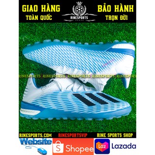 (HÀNG THAILAND) GIÀY BÓNG ĐÁ SÂN CỎ NHÂN TẠO X 19.3 XANH TF.CAM KẾT Y HÌNH-CAM KẾT HÀNG TỐT NHÁT