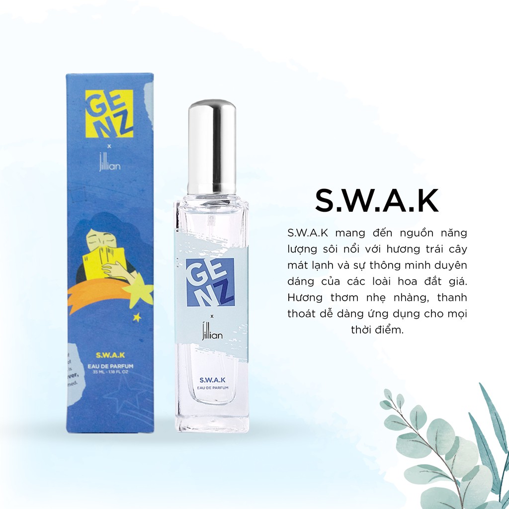 Nước hoa nữ GenZ x Jillian: S.W.A.K (EDP) 35ml | Thế Giới Skin Care