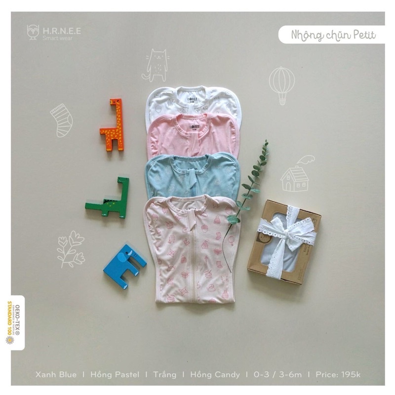 HRNEE - Nhộng chũn Petit cho bé từ sơ sinh, Suzy baby