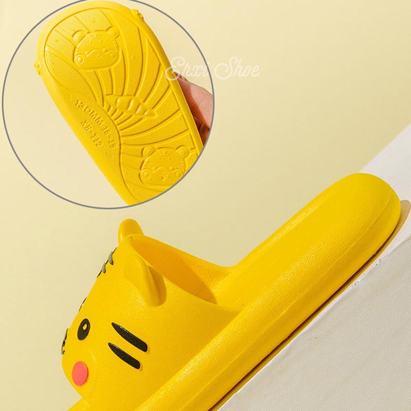 Dép Đế Bằng Họa Tiết Hoạt Hình Dễ Thương Cho Bé