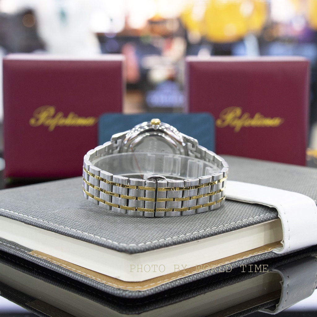 Đồng hồ nam Pafolina 5027M dây thép Full Box , kính sapphire chống xước chống nước 5ATM bảo hành 3 năm