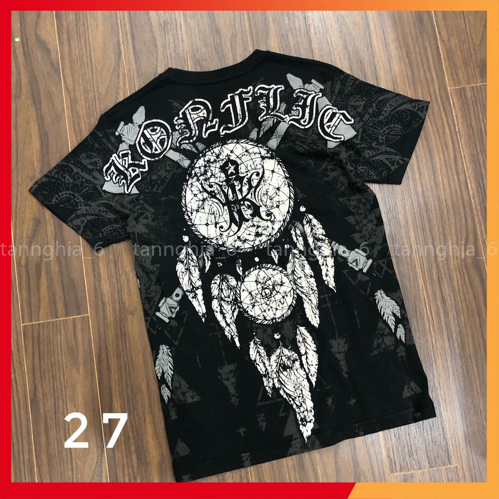 Áo thun nam họa tiết KONFLIC bigsize cao cấp 100kg hàng nhập Mỹ AHM 27