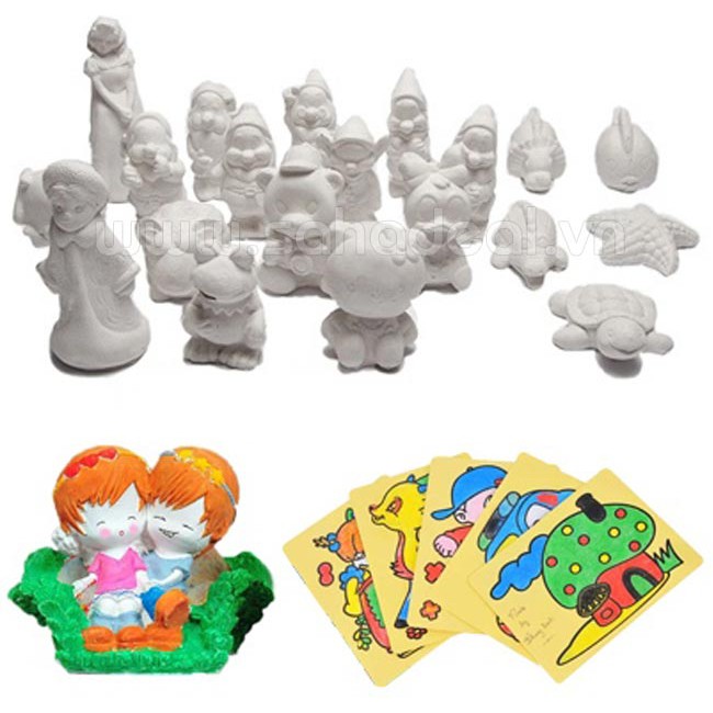 Bộ tô tượng cho bé vui hè