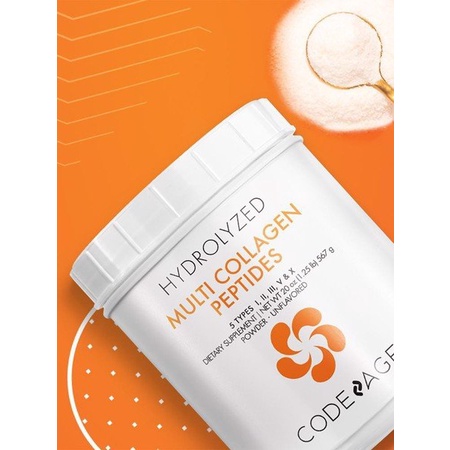 Bột Collagen Tổng Hợp Giúp Trẻ Hóa Da Code Age Hydrolyzed Multi Collagen Protein Powder 567g