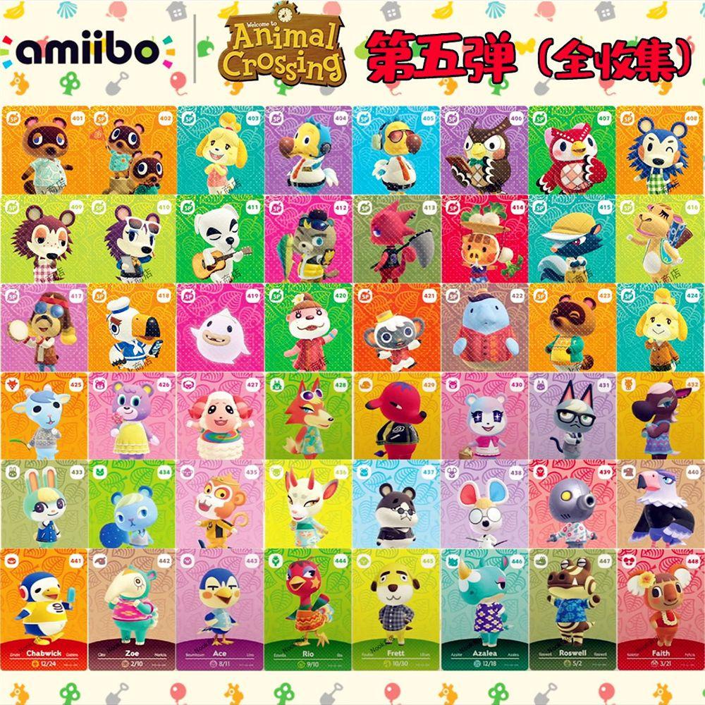 LET Bộ 5 Thẻ Hình Thần Tượng Amiibo 25-48 401-448 425-448 SERIES