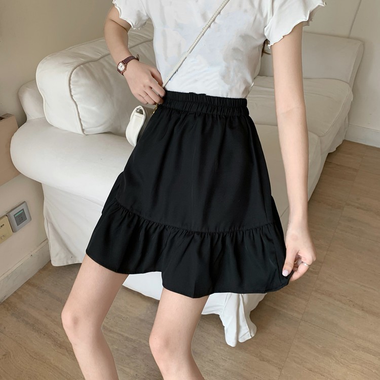 Chân váy đuôi cá cạp cao thời trang - ulzang tầng siêu hot cao cấp mã coco land - 2 lớp | BigBuy360 - bigbuy360.vn