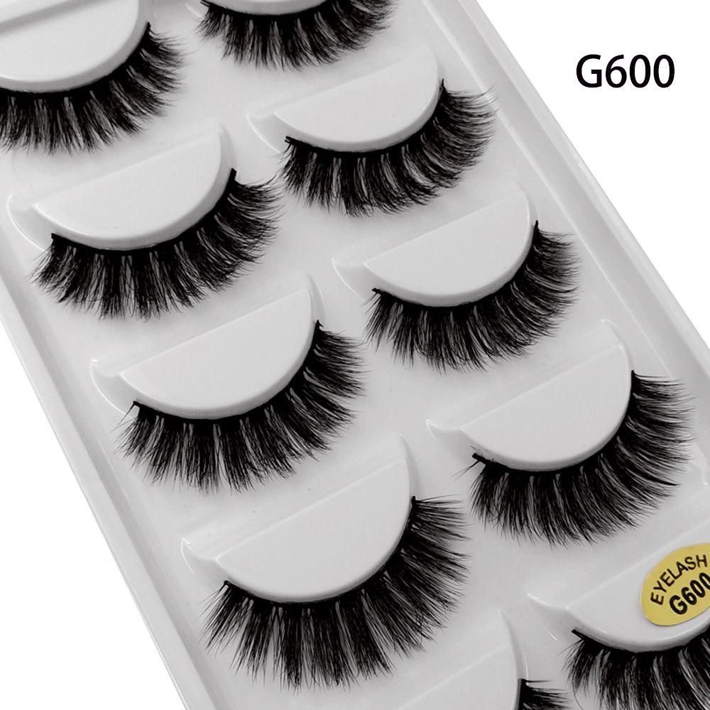 Set 5 Cặp Lông Mi Giả 3D Tự Nhiên Có Thể Tái Sử Dụng