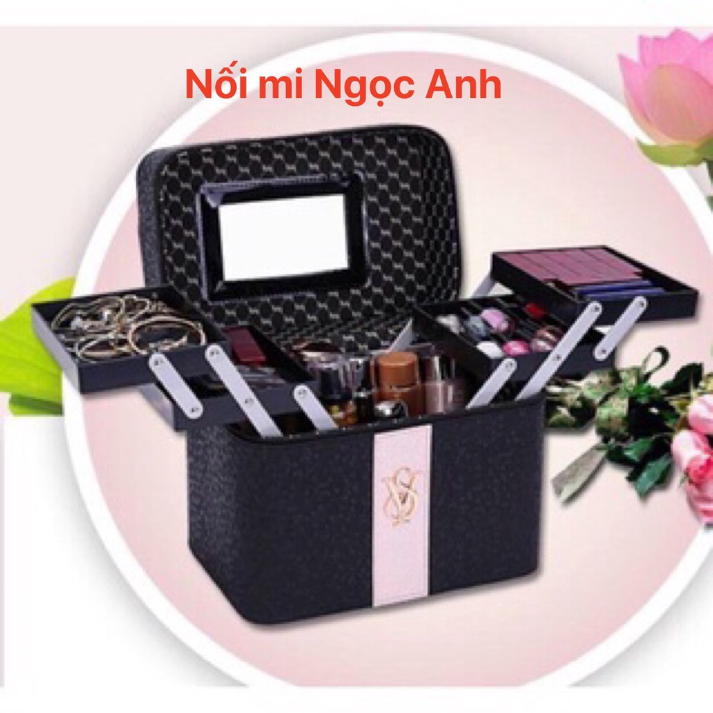 Cốp trang điểm, nối mi, nail, phun săm, Cốp đựng đồ trang điểm(chỉ có cốp màu đen y hình)