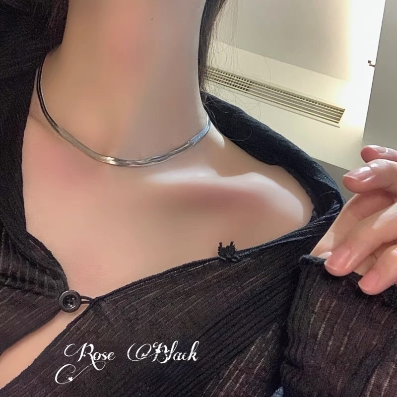Vòng cổ choker dây hợp kim phong cách unisex mã YU-669