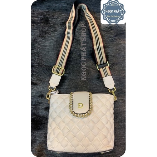 Túi Xách Nữ CHỮ D dập nổi- Hàng Quảng Châu Cao Cấp- Đeo vai hoặc đeo chéo (5 ngăn)(Z2212)