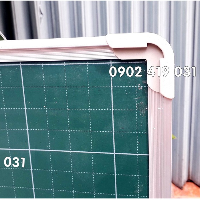 Bảng Từ Xanh Kẻ Ô Ly Tiểu Học ( Tặng Hộp phấn / Nam châm ) KT 60 x 100cm - DQ Board