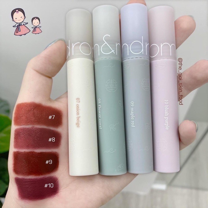 Son Kem Lì Siêu Mịn Romand See Through Matte Tint 3.8g