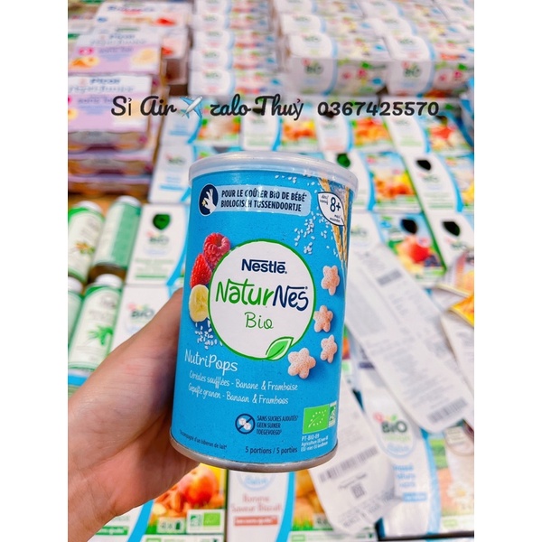 (Sỉ ✈️ sll) Bánh ăn dặm hữu cơ Nestle hình sao cho bé trên 8m