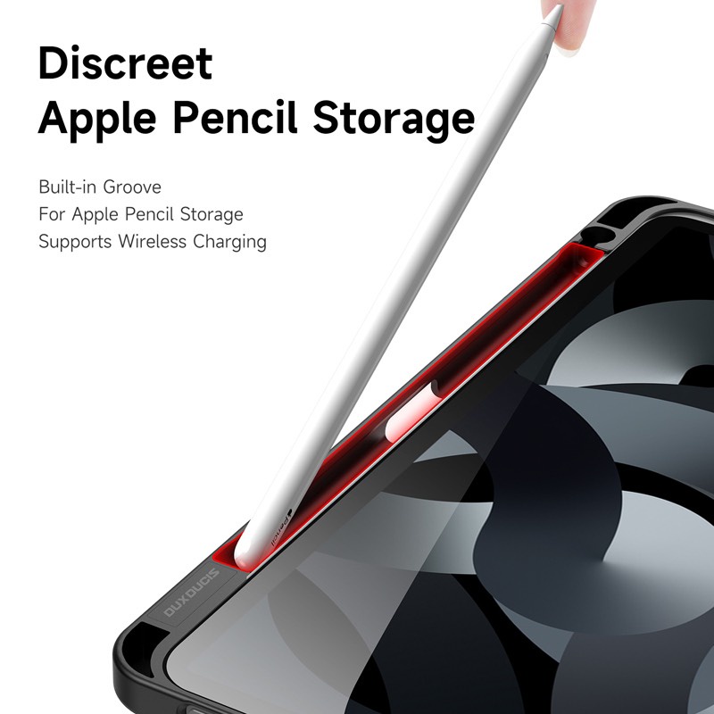 Bao da tháo rời DUX DUCIS MAGI cho  IPad Gen 9 / Gen 10 2022 / Pro 11 / 12.9 inch / Air 4 / 5 10.9 inch , có khe để bút