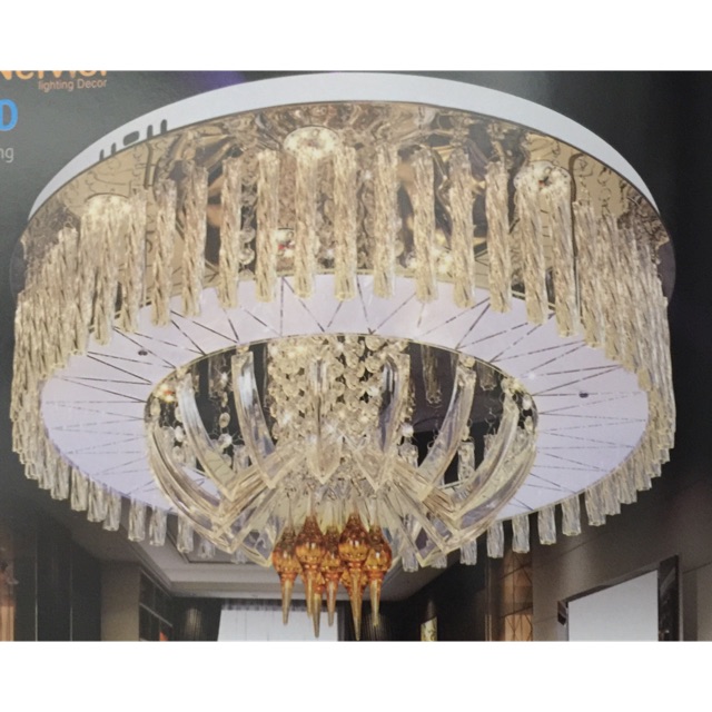 Đèn mâm pha lê NC-7110