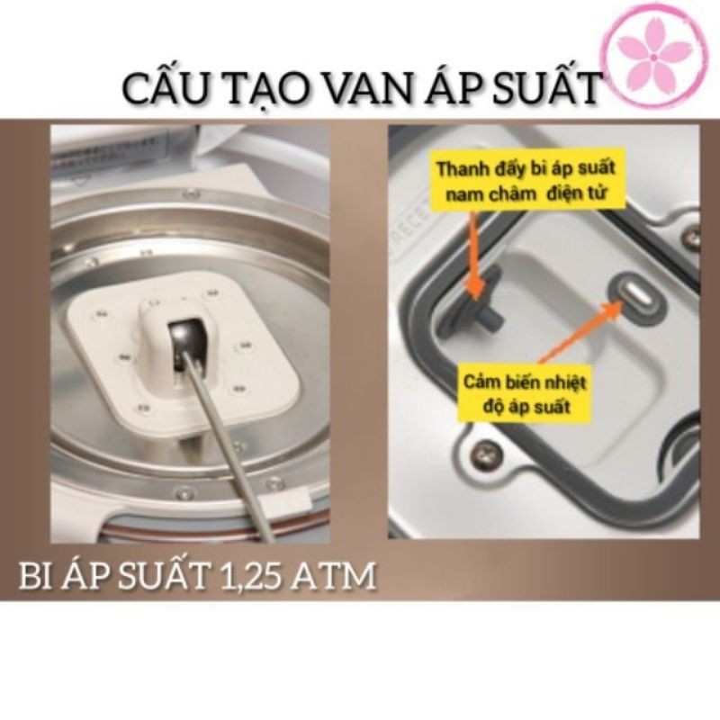 Nồi cơm điện cao tần áp suất biến thiên SANYO XOÀI 1L Nhật | BigBuy360 - bigbuy360.vn