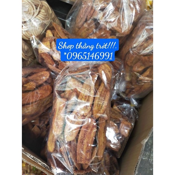 500g chuối sấy mè gừng giòn tan 35k