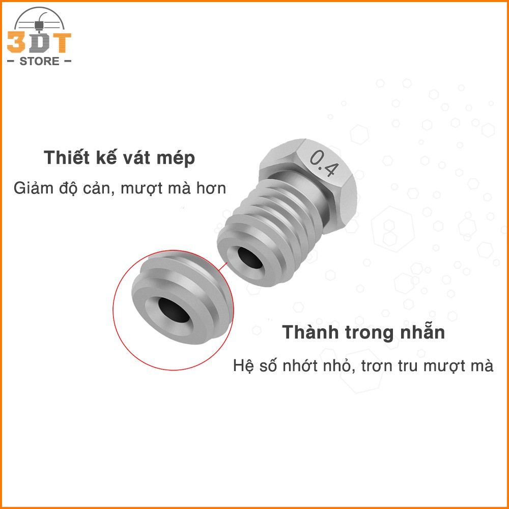 Đầu in thép E3D v6 cho máy in 3D | BigBuy360 - bigbuy360.vn