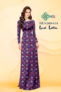 Vải áo dài lụa latin 250k/áo, 350k/bộ