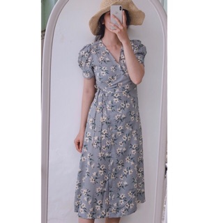 (Ảnh thật)Đầm maxi dáng dài kiểu kimono điều chỉnh eo
