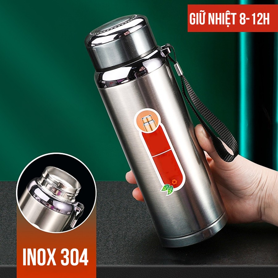 Bình Giữ Nhiệt Nóng Lạnh, Cốc Giữ Nhiệt Dung Tích Lớn Lõi Thép Inox 304 Chống Gỉ LC vt160A | BigBuy360 - bigbuy360.vn
