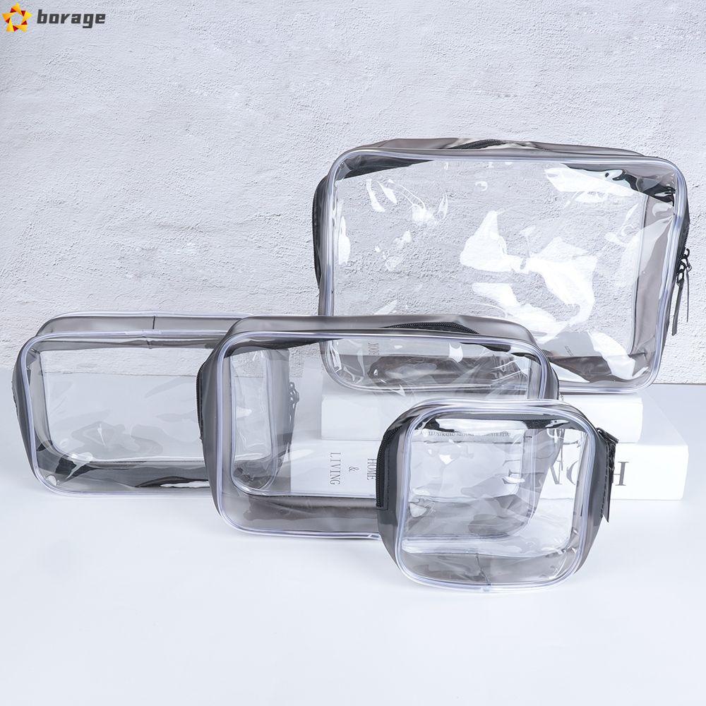 Túi đựng mỹ phẩm bằng PVC trong suốt tùy chọn kích thước chất lượng cao