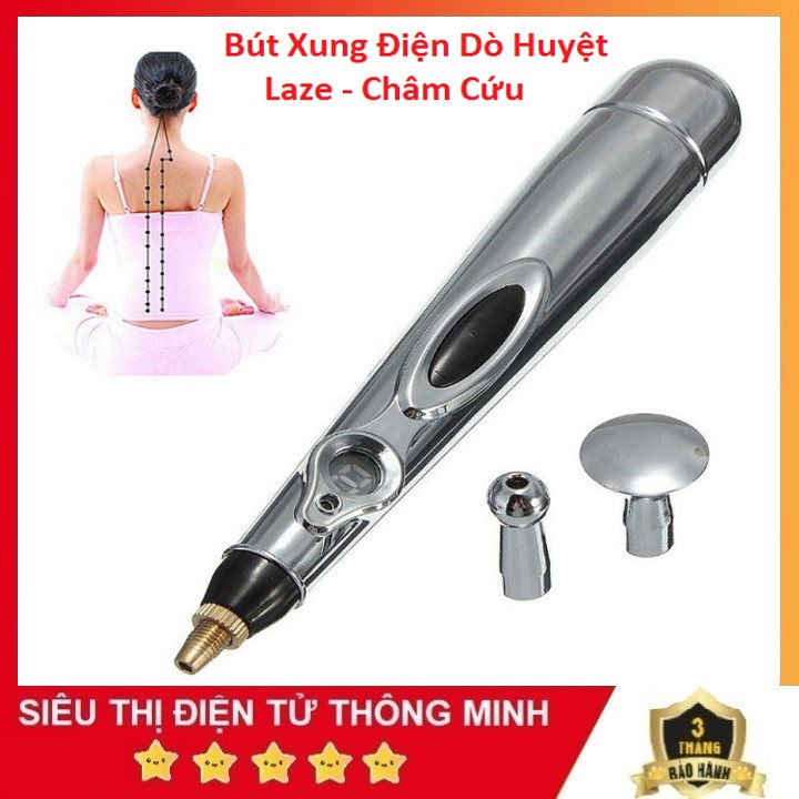 Bút Xung Điện Dò Huyệt Laze, Châm Cứu - Massage Bút Tìm Huyệt Đạo DRPEN W-912