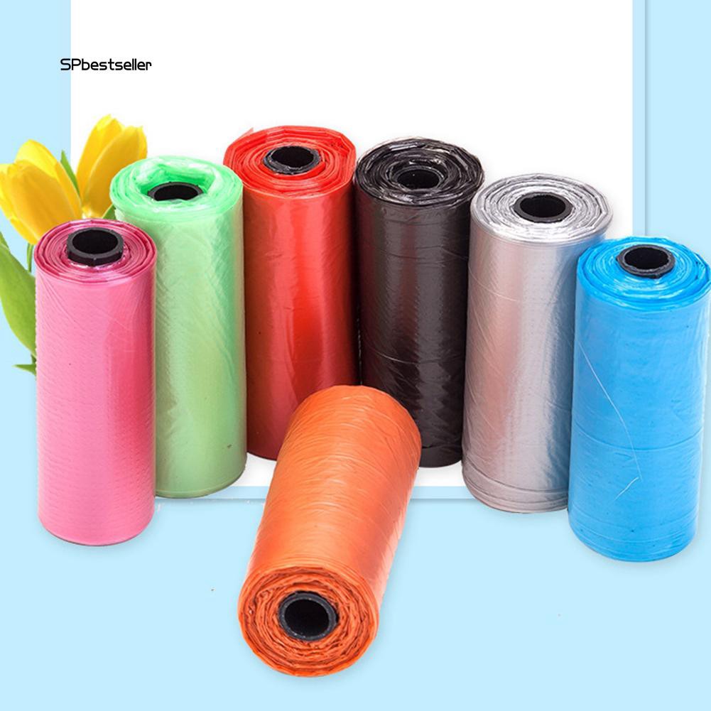 Set 4 cuộn 60 túi nylon đựng rác thải thú cưng tiện lợi