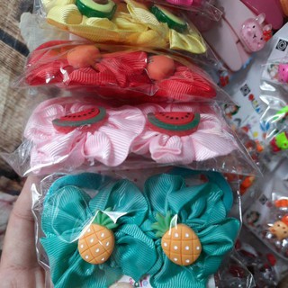Set 4 món cài tóc và cột tóc