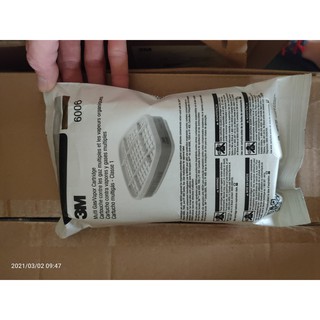 phin lọc 3M 6006 cho mặt nạ phòng độc 3M 6200, 7501, 7502, 6800