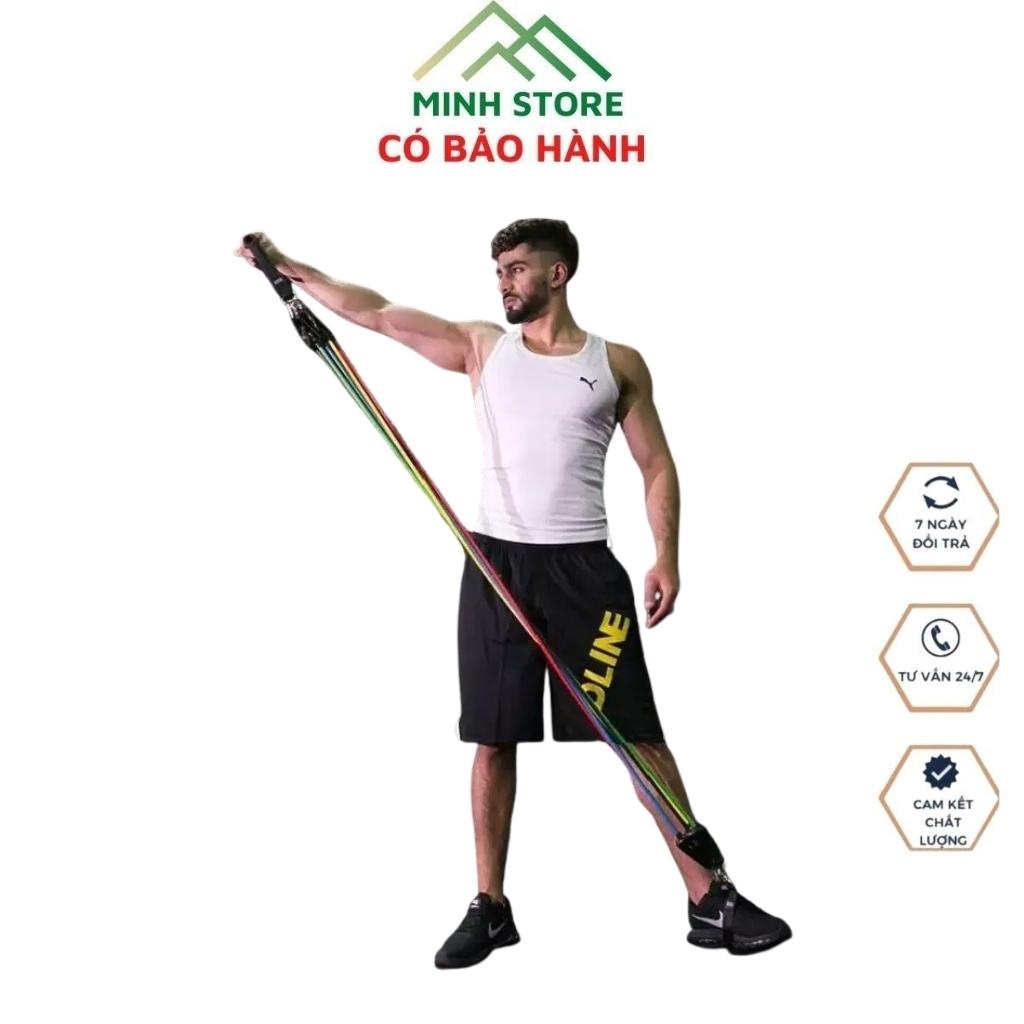 Dây Kéo Ngũ Sắc Đàn Hồi Tập Thể Dục Cao Cấp