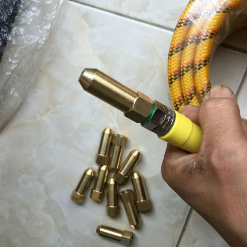 Béc rửa xe bằng đồng các loại ngắn, dài ren 13 và ren 21 hàng loại 1.