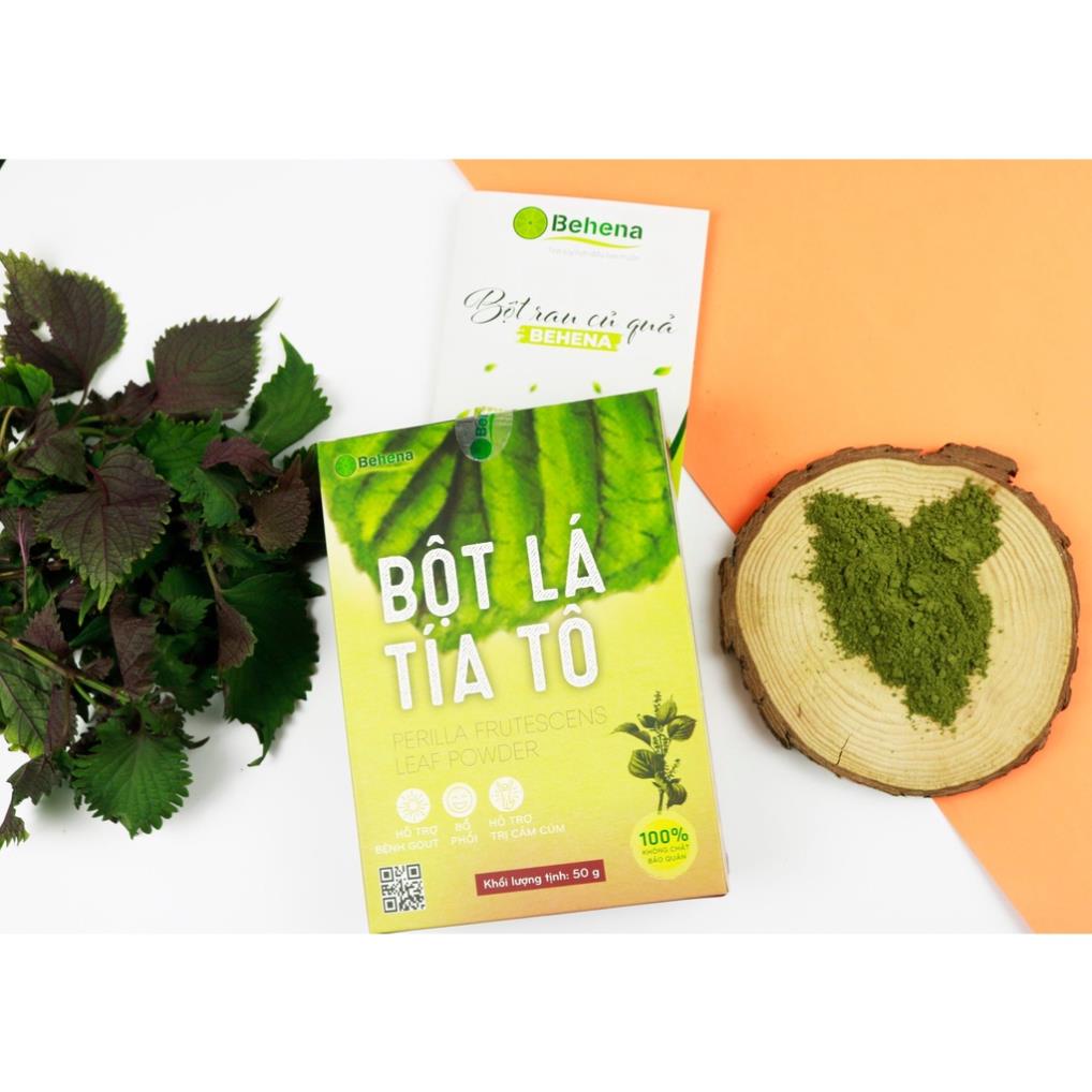 BỘT LÁ TÍA TÔ – Giúp mát gan, thanh nhiệt, giảm cảm cúm, làm đồ ăn dặm cho bé và chế biến món ăn (50g)