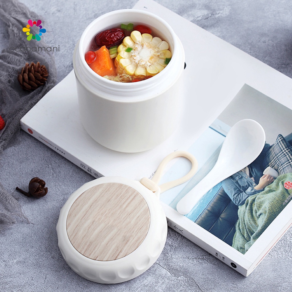 Cốc Uống Sữa Hai Lớp Cách Nhiệt Bằng PP Có Nắp Và Tay Cầm