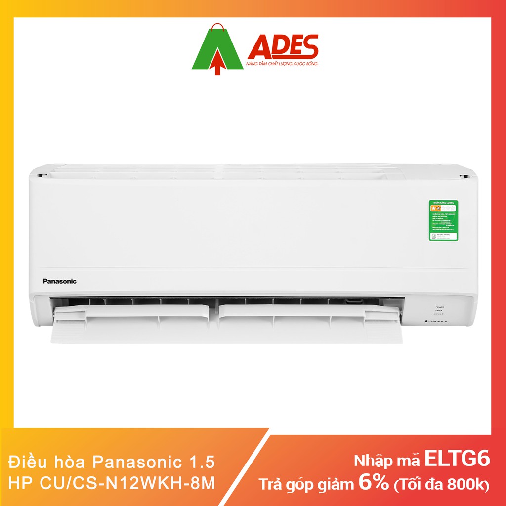 [Mã 154ELSALE2 giảm 7% đơn 300K] Điều hòa Panasonic 1.5 HP CU/CS-N12WKH-8M