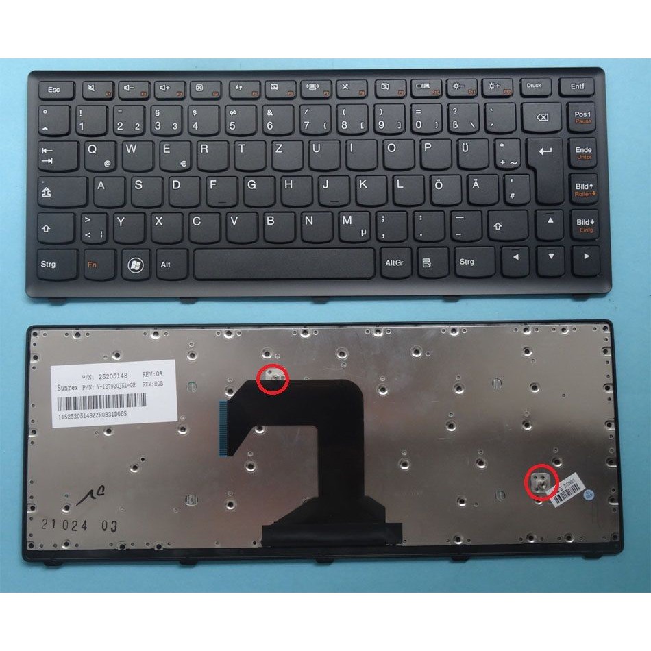 [Mã ELFLASH3 hoàn 10K xu đơn 20K] bàn phím laptop Lenovo IdeaPad S400 S405